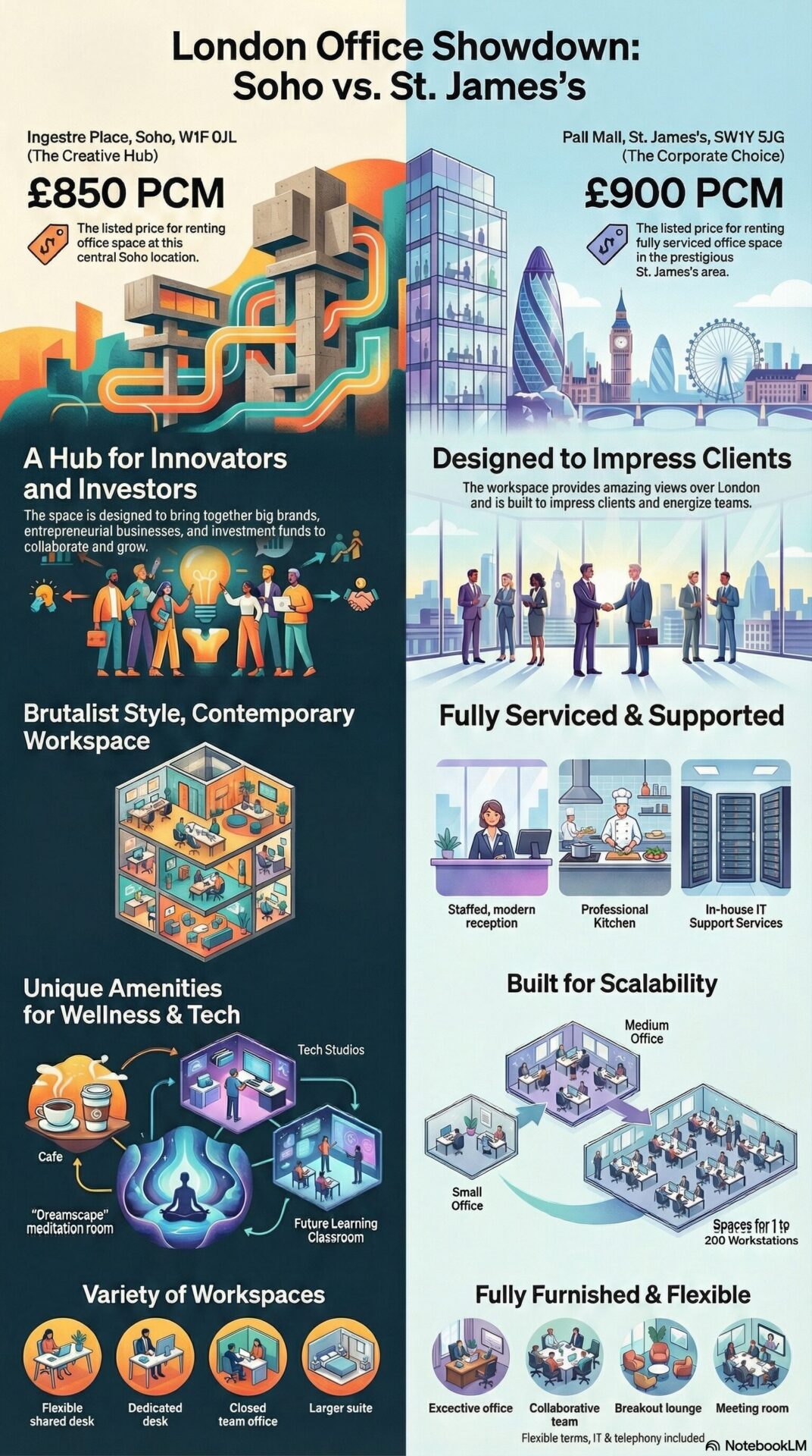 Chiswick Office Space vs Mayfair Office Space