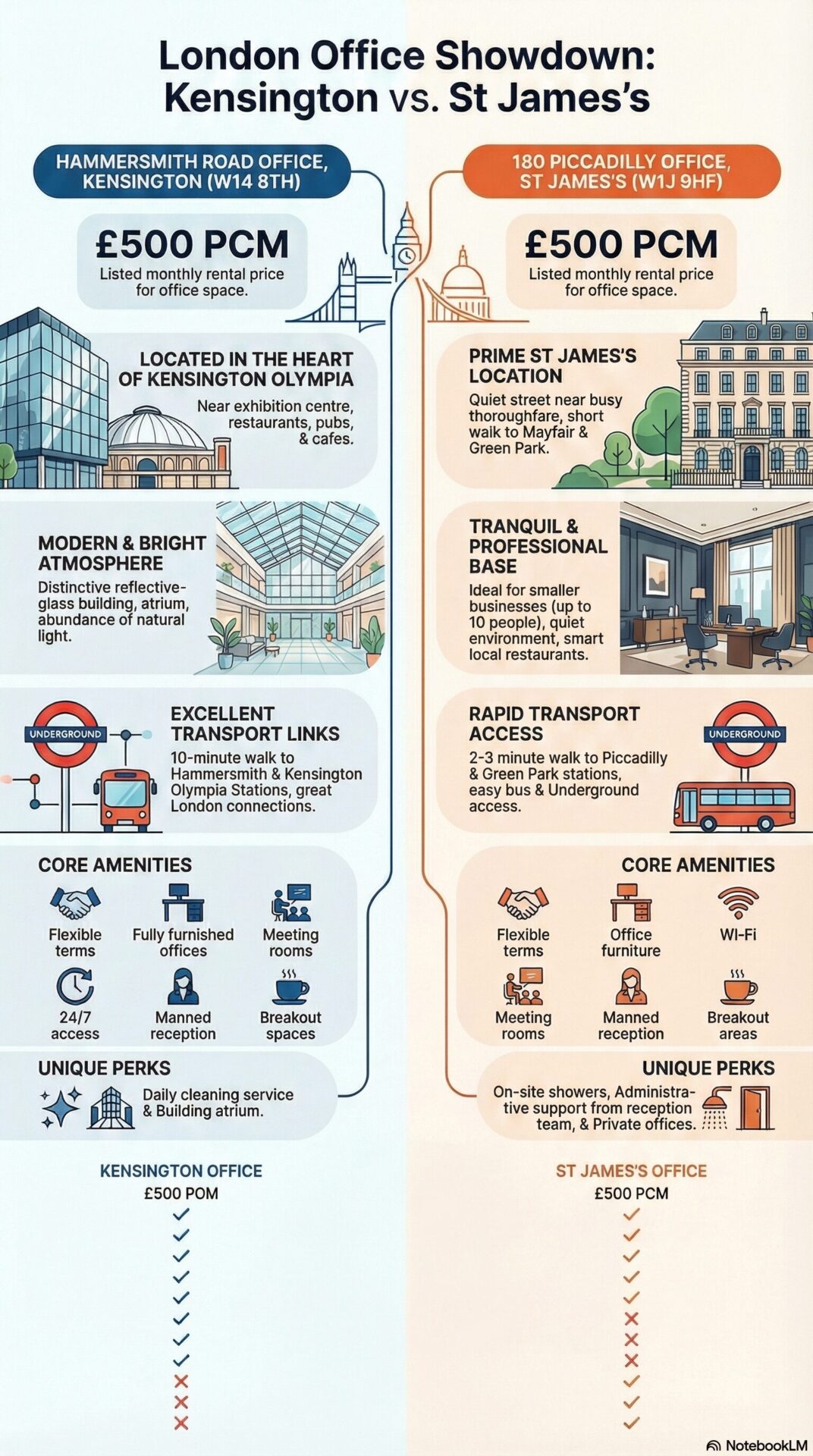 London Office Guide Info Graphic