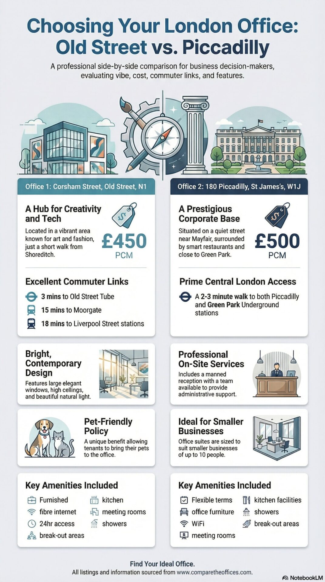 London Office Guide Info Graphic
